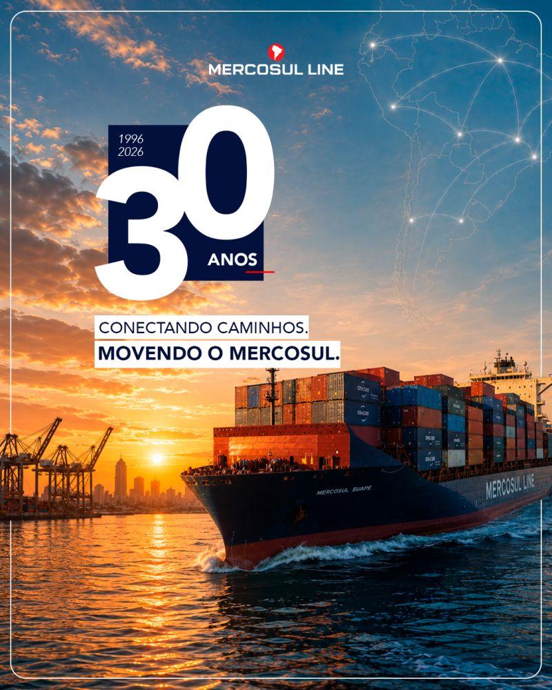 Mercosul Line completa 30 anos de existência: Conectando caminhos, movendo o Mercosul