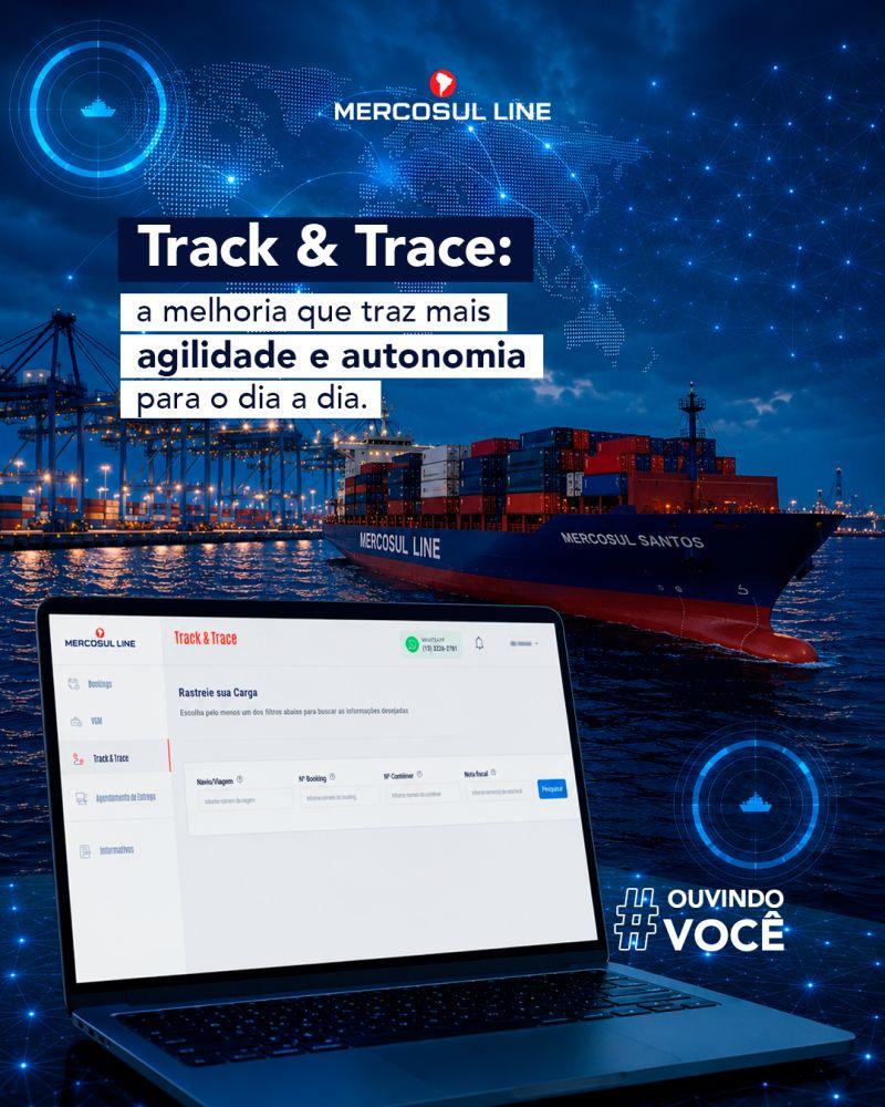 Track & Trace: mais uma a melhoria que traz mais agilidade e autonomia para o dia a dia.